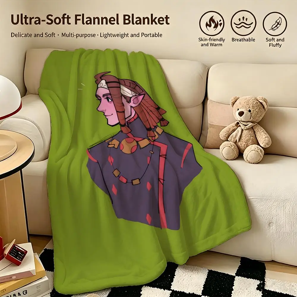 game P-Palia-a Manta de franela suave y cálida, multiusos para sofá, cama, camping, viajes, siesta