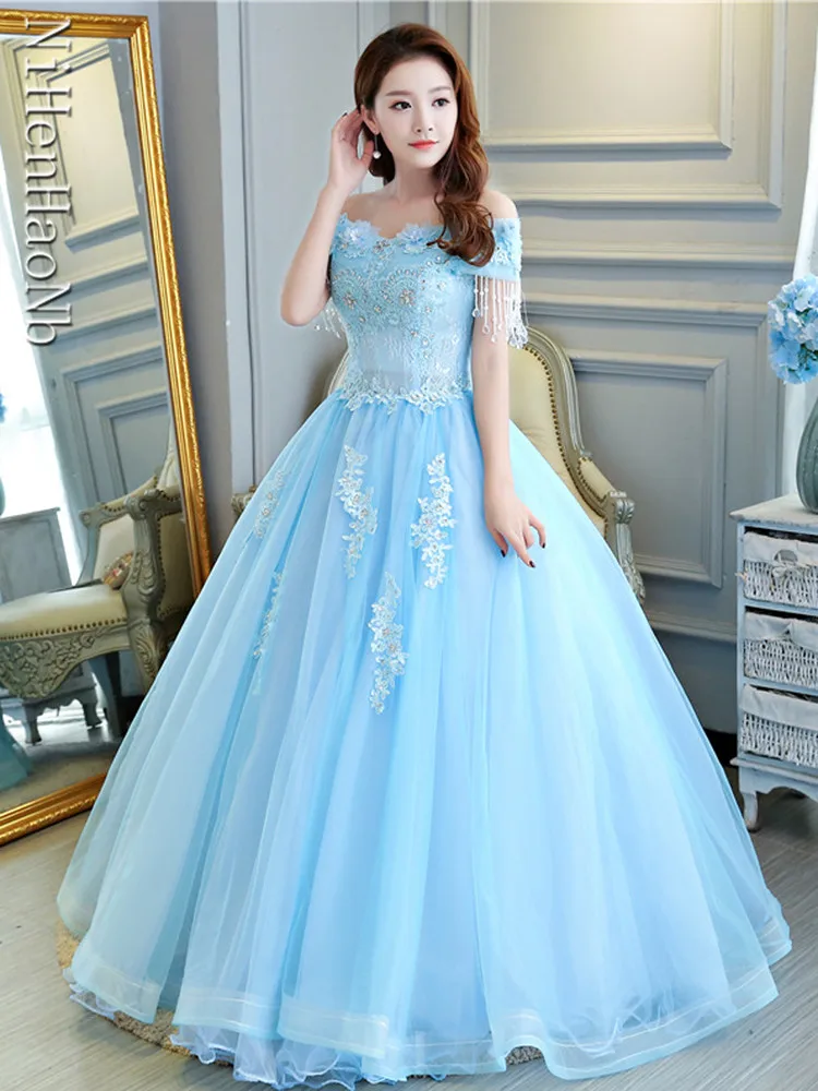 Vestidos De Fiesta Quinceanera Dresses Classic Ball Gown Luxury Party Prom Vestidos Elegantes Para Mujer Plus Size