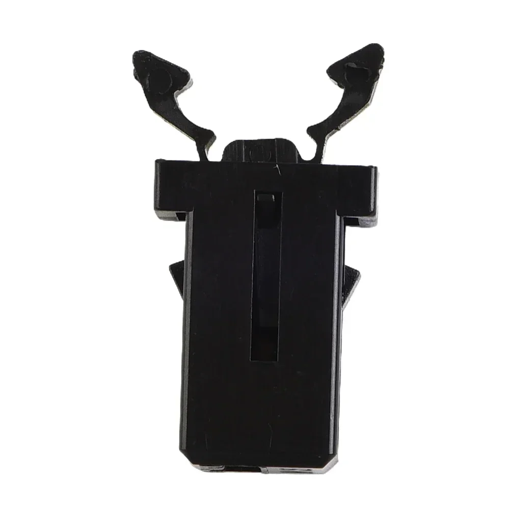 1pc Trash Can Plastic Lock Self-Locking Switch Replacement Catch Compatible Touch Lid Bin Latch Repair Clip Black