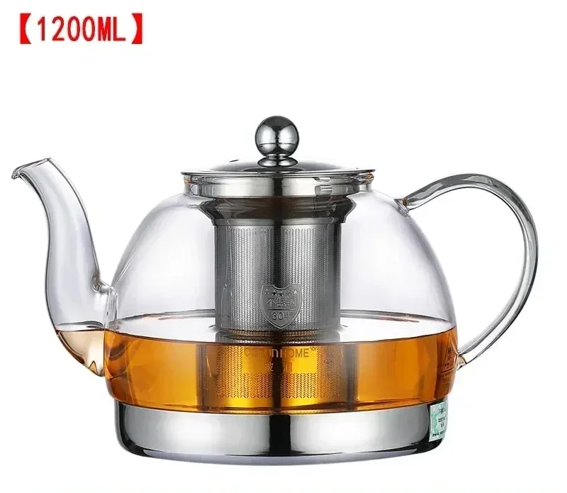 Heat Resistant Glass Teapot Electromagnetic Furnace Multifunctional Teaports Induction Cooker Kettle - view 5