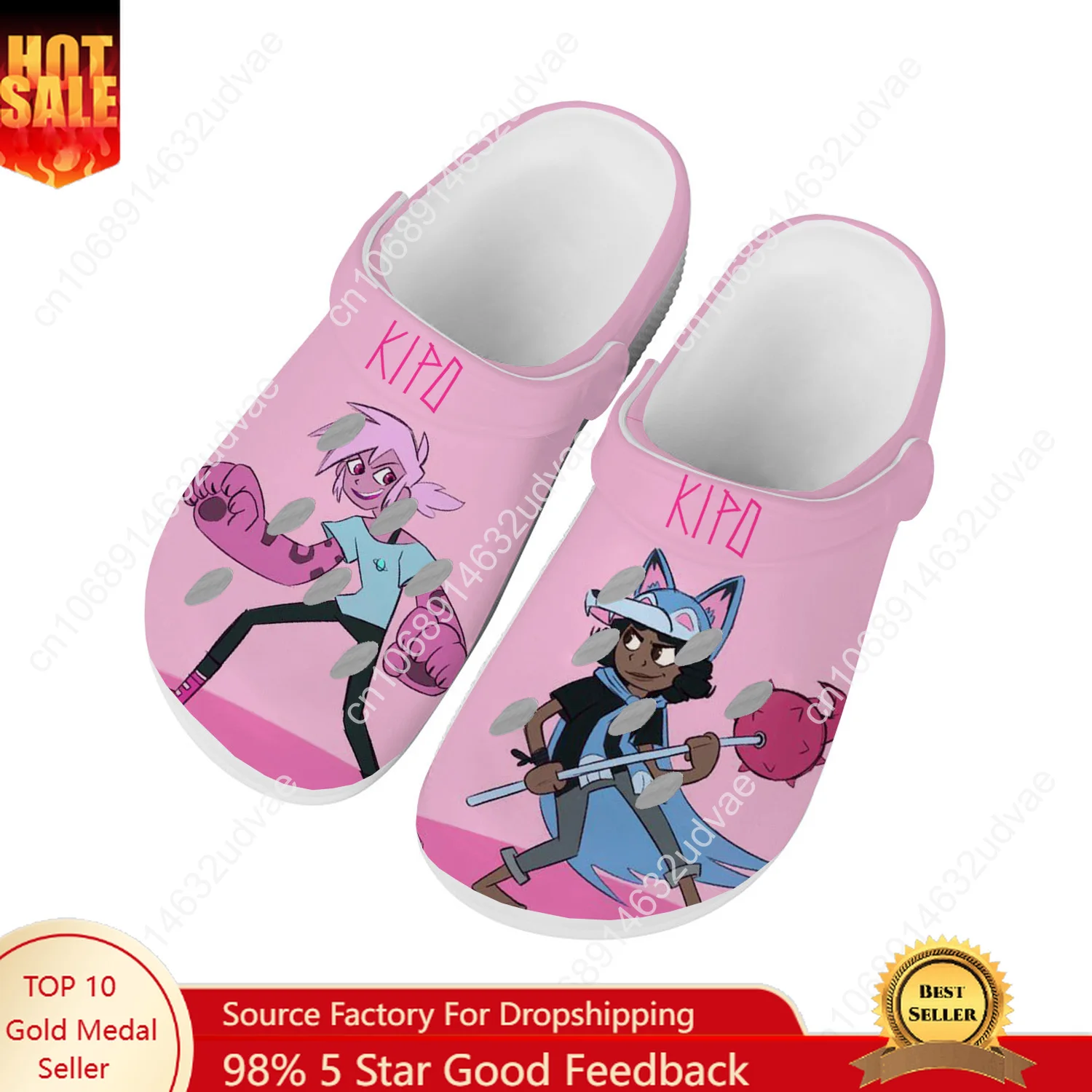 

Kipo and the Age of Wonderbeasts Water Shoes Mens Womens High Quality Home Garden Clogs Customizd Sandals Beach Hole Slippers