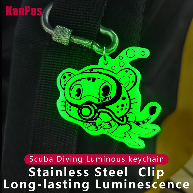 KANPAS 6BAR Scuba diving compass / Dive compass / Compass sea navigation / Blue compass glow / diving luminous signal