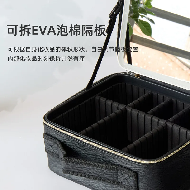 Tool kit, professional makeup artist's makeup case, portable makeup storage bag for on-the-go