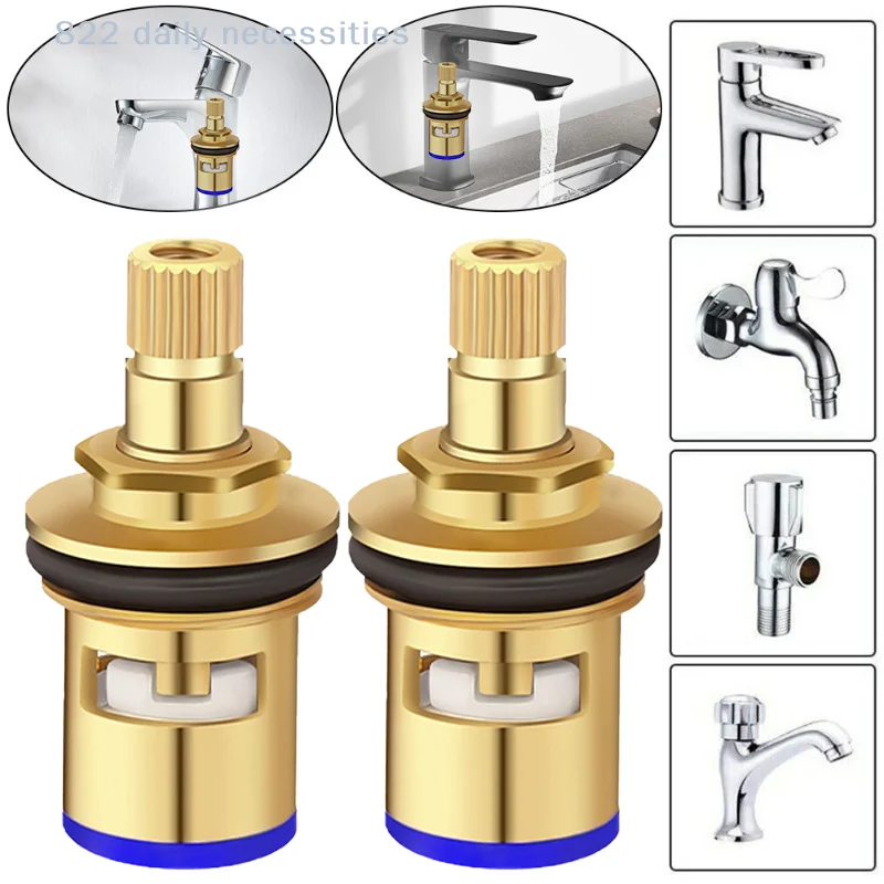 

1PC Universal Faucet Valve Replacement Brass Cartridge Inner Tap Valve for Household Bathroom Kitchen Faucet Supplies