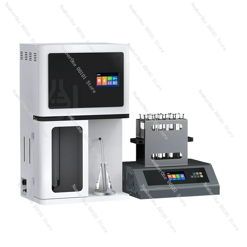 

Automatic Nitrogen Determination Instrument Grain Fertilizer Seed Feed Protein Soil Determination Instrument Distillation Digest