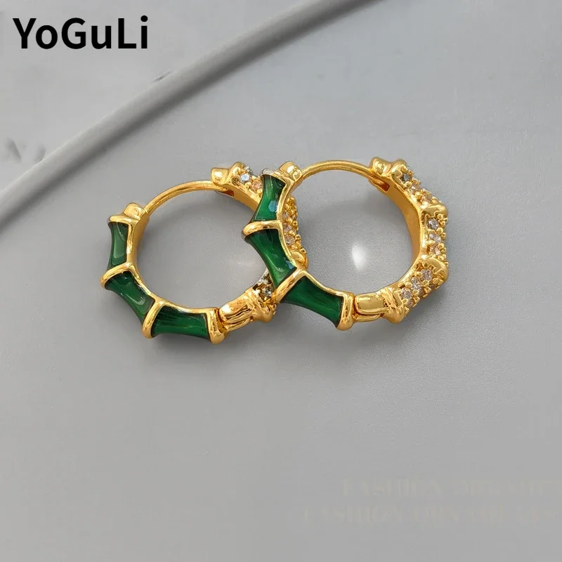 

Modern Jewelry Luxury Temperament Geometric Earrings For Women Party Gifts Delicate Design Ear Accessories 2024 Trend New