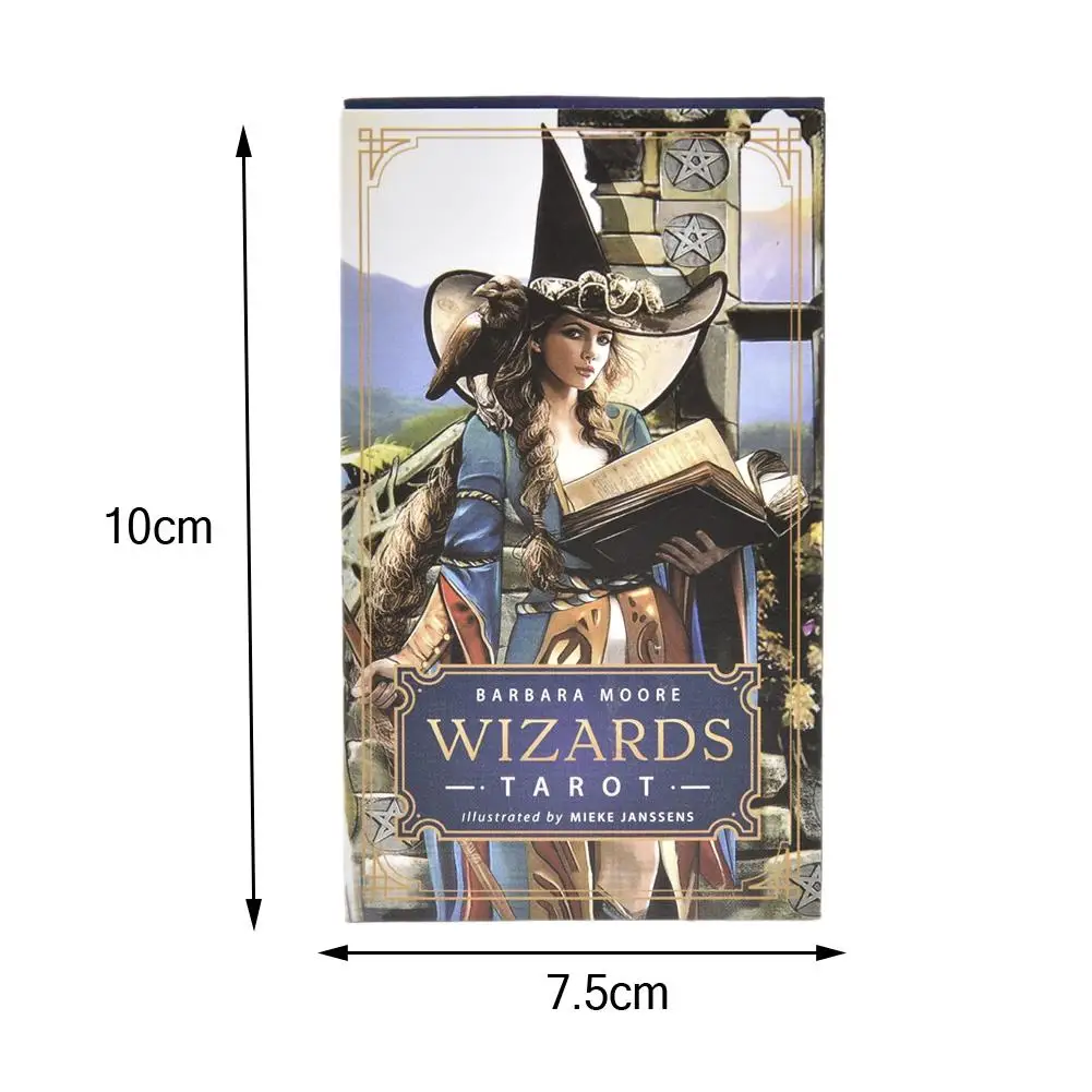 Wizards Tarot Cards English Read Fate Board Game Oracle Cards Playing Card Deck Games For Party Personal Entertainment