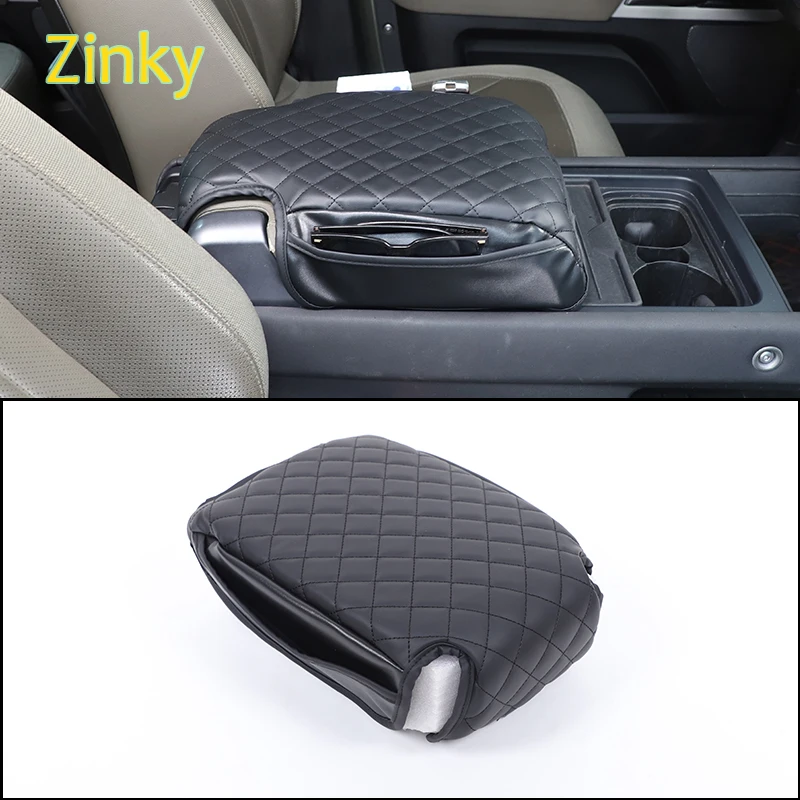 

Leather/Cloth Car Internal Central Control Armrest Box Protective Cover Accessories Fit for Land Rover Defender 90 110 2020-2025