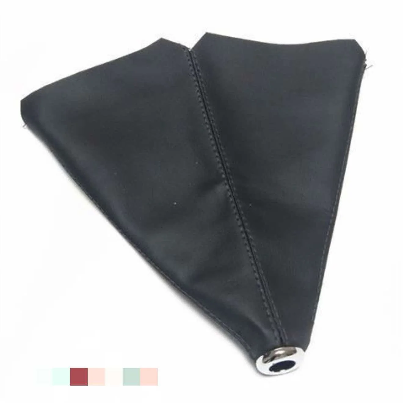 Gear lever handball dust cover wrapped in leather silver gear shift handball gear leverFor GREAT WALL HAVAL H3 H5