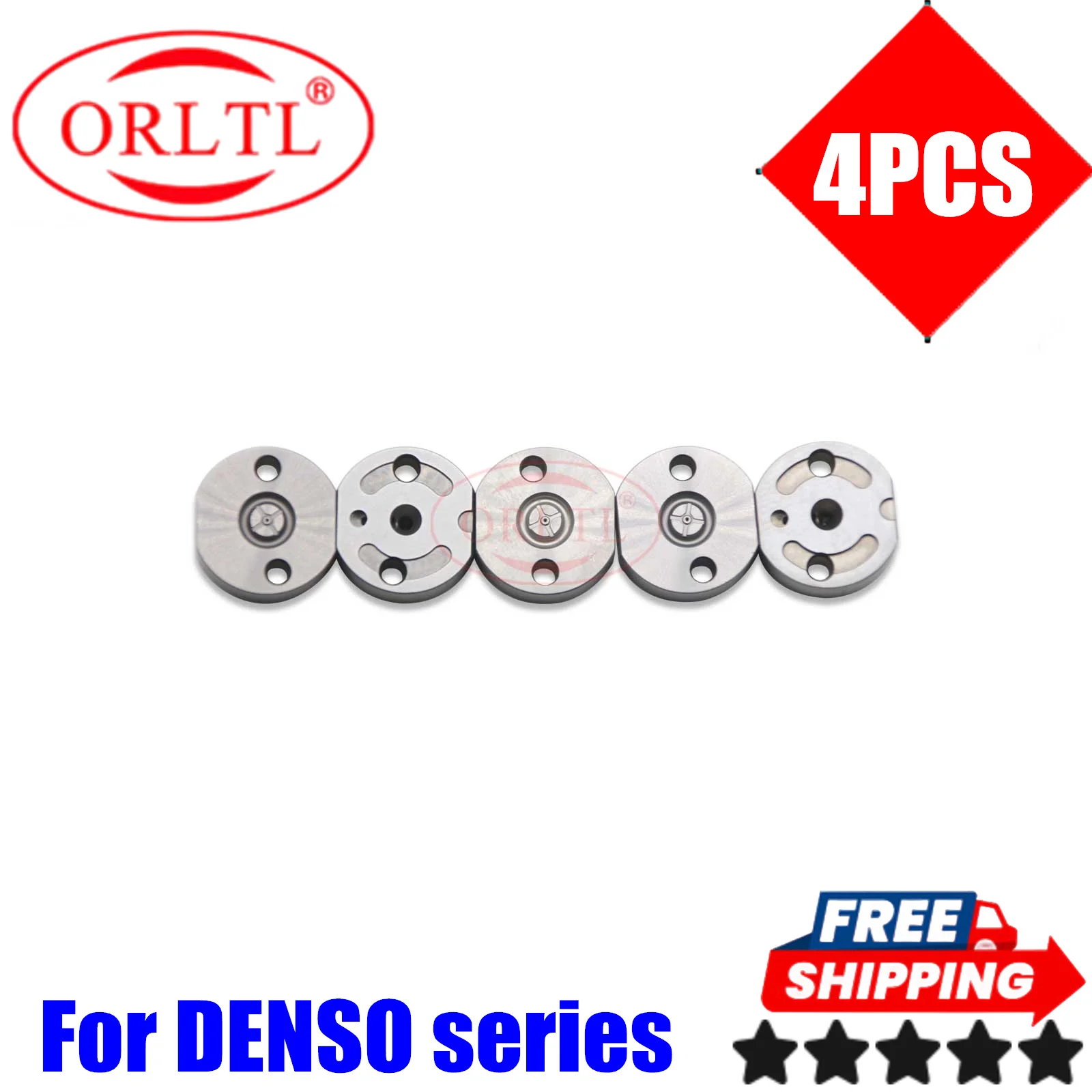 

4PCS For 095000-5050 RE516540 RE519730 RE507860 SE5019 Common rail injector valve Orifice Plate Control Valve Plate