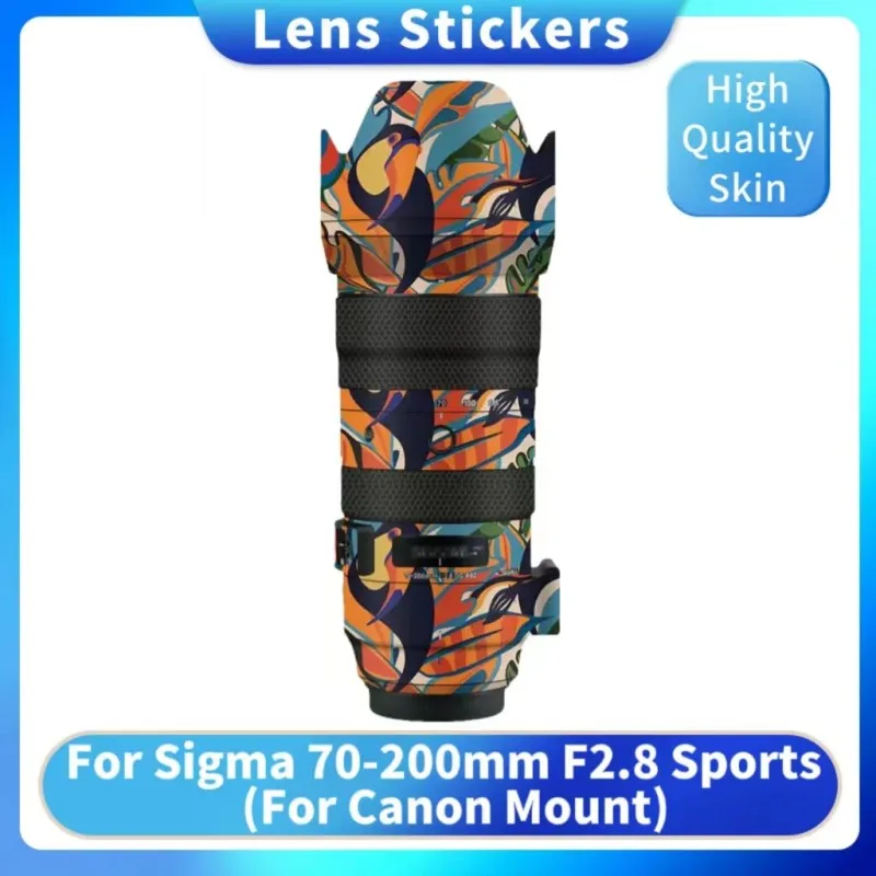 

For Sigma 70-200mm F2.8 DG OS HSM Sports For Canon Mount Camera Lens Sticker Coat Wrap Protective Film Protector Decal Skin