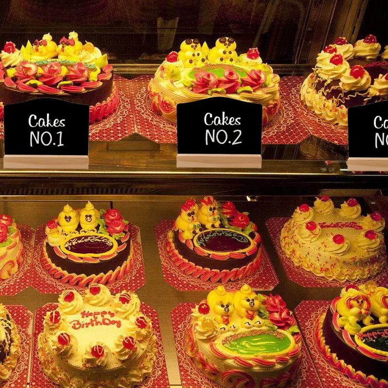 Writing Board Frame Signs Mini Blackboard Double-sided Easel Stand Wedding Base Desktop Slate