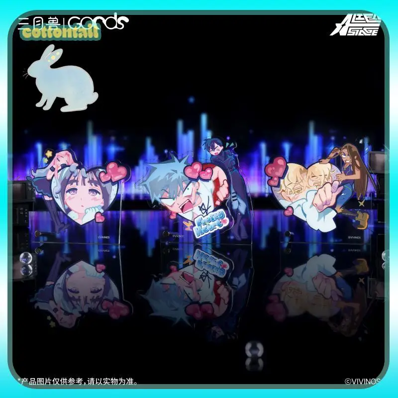 

Original Alien Stage DLC Fruity Heart High Clear Acrylic Stand Display Figure Anime Peripheral Ornament Collect Toys Girls Gift