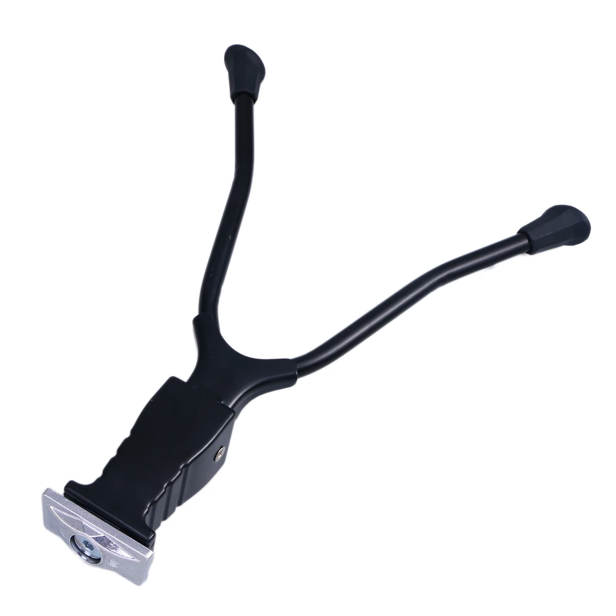 

Double Leg Bike Kickstand Center Mount for 26 Inch and Above Bicycles Heavy Duty Aluminum Iron Construction with Anti Slip Sole