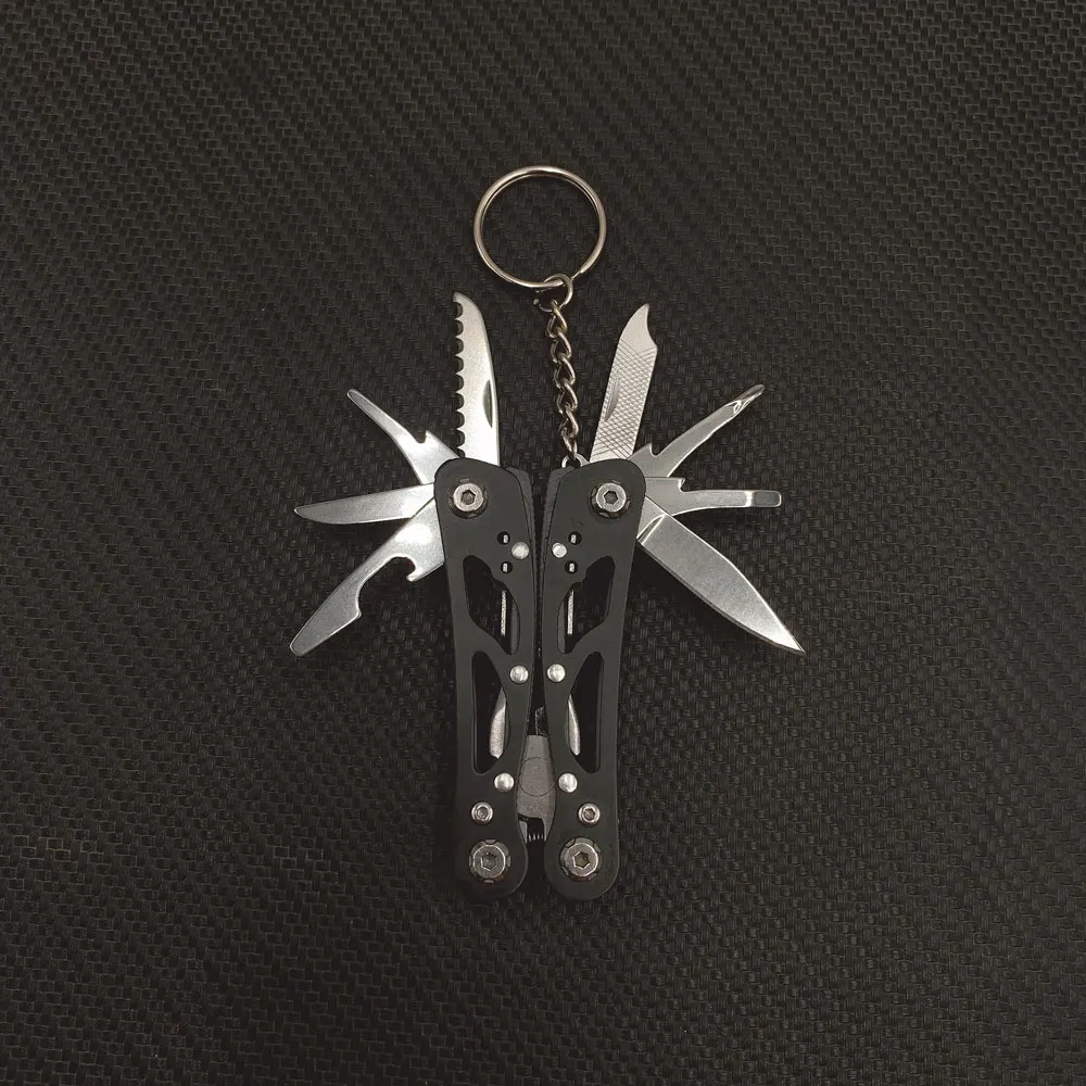 Mini Multifunctional Pliers Outdoor Portable Combination Tool Pliers EDC Folding Keychain Pocket Tool Pliers Hand Tools