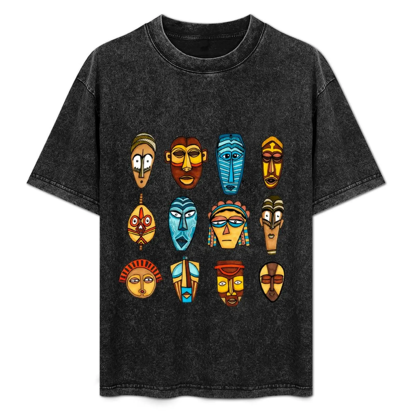 

African masks T-Shirt Outdoor Activity Sports T-Shirt