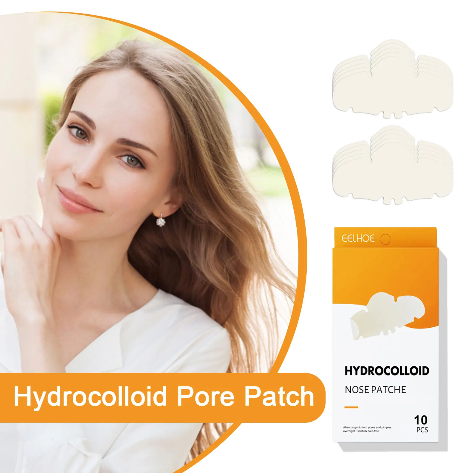 Hydrocolloid Een-Ne Patches Voorhoofd Neus En Kin Hydrocolloid Patch Smet Acn-E Puistje Patches Voor Mee-eters Een-Cne En Vette