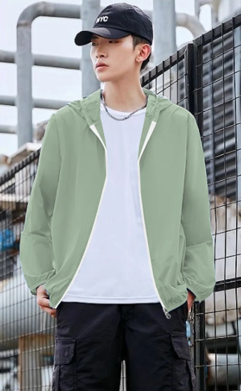 

Lightweight Quick-Dry Breathable UV Protection Clothing for Couples Summer Outdoor Sports Sunscreen Clothes