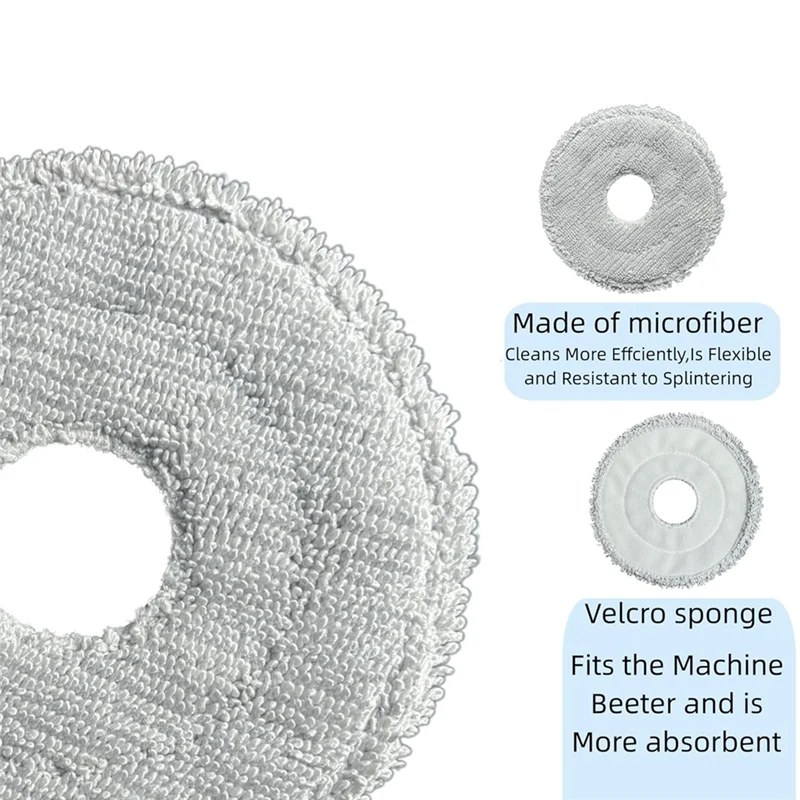 ABHU piezas de repuesto para Dreame X30 Ultra,L10s Pro Ultra Kit de accesorios para aspiradoras, almohadillas de fregona de cepillo principal filtros Hepa