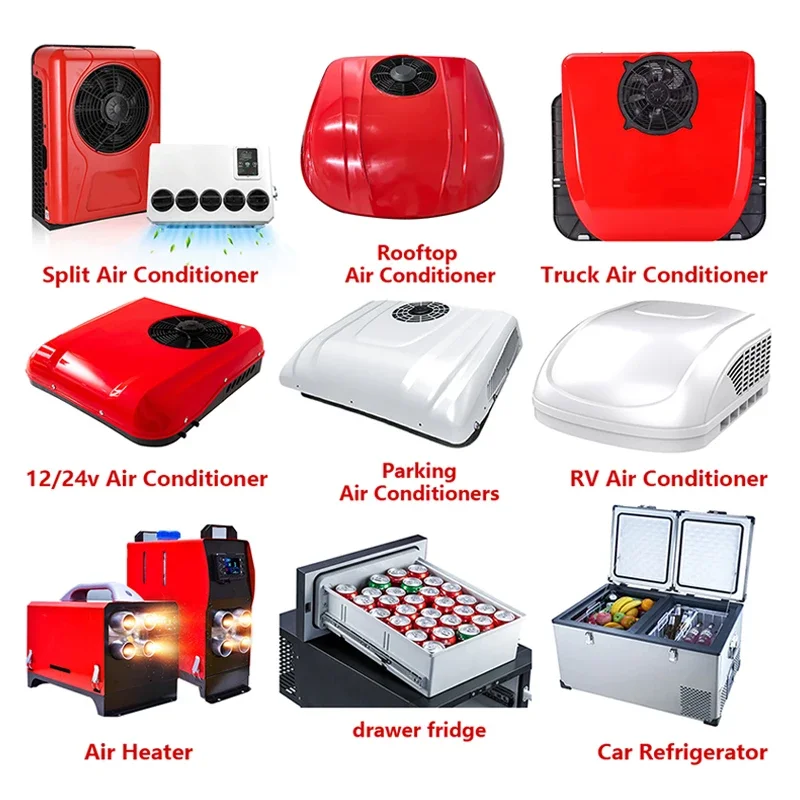 New Air Conditioning System 12V 24V Roof Top Truck Parking Air Conditioner And Car Fridge /car Air Conditioner/diesel Heater