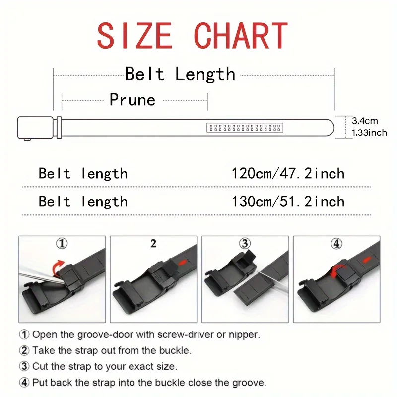 New Men's Belt Casual Fashion Automatic Buckle Business Leather Belts For Men Jeans High Quality Strap Ideal Gift Choice image 2