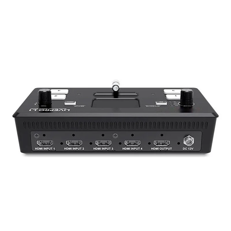 L1 V1 Multi Format Video Mixer Switcher 4xHDMI Inputs Camera Production USB3.0 Multi-camera Live Streaming Youtube