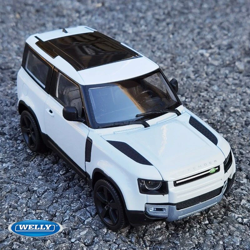 

Модель автомобиля Welly 1/26 Land Rover Defender SUV из сплава, литая металлическая игрушка, модель внедорожника, Коллекционная модель автомобиля, подарок для детей