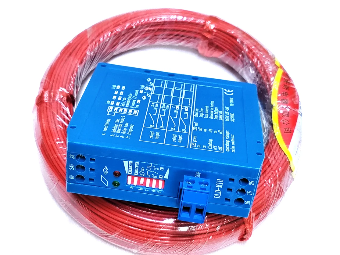 

С кабелем 50 м, 24 В постоянного тока, 12 В постоянного тока, индуктивная петля, детектор автомобильного датчика для безопасности и выхода для ворот, и для управления сигналом дорожного движения