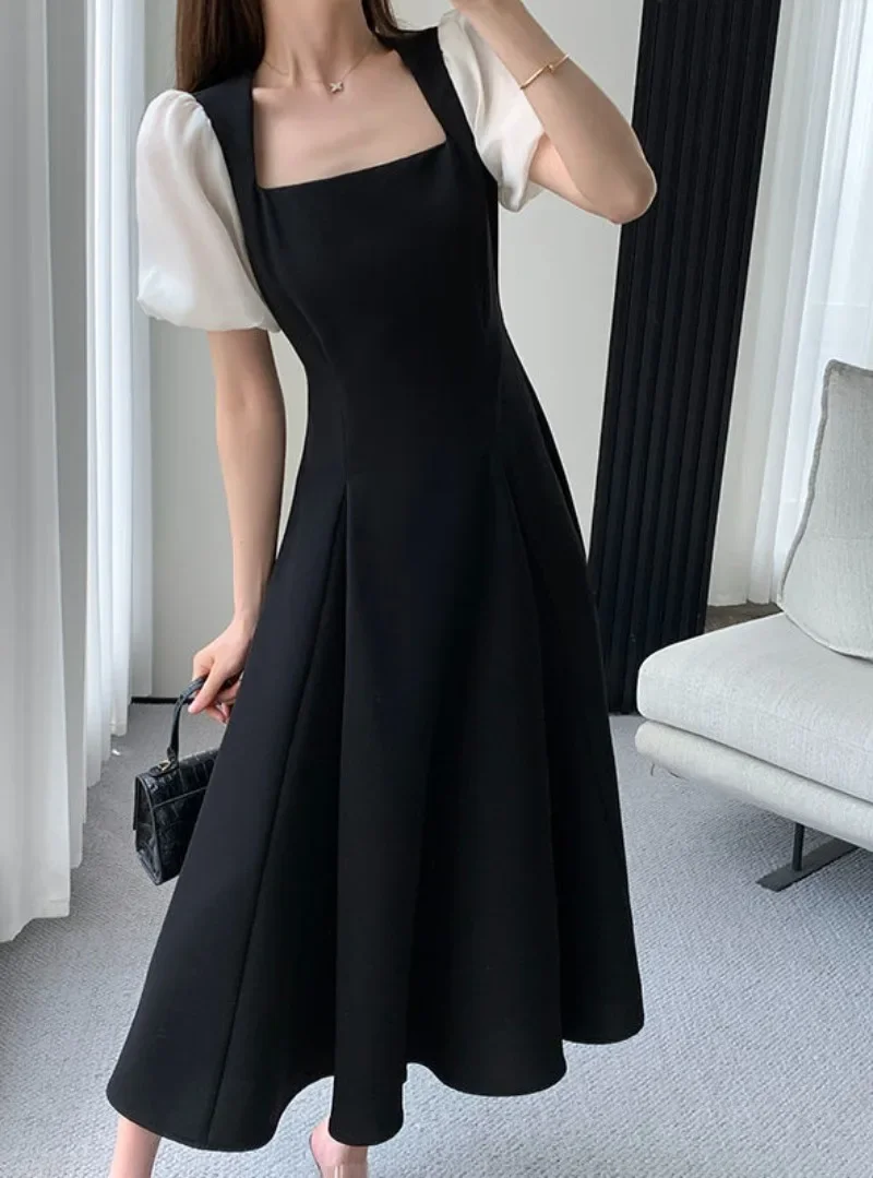 Women's Dress Long Female Dresses Black Maxi Soft Loose Curvy Hot 2024 Fashion Outfits Clothing Elegant and Beautiful One Pieces