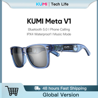 New KUMI Meta V1 Smart Glasses IPX4 Waterproof Break Audio-visual Imagination Create Bluetooth glasses Bluetooth 5.0 Phone Call