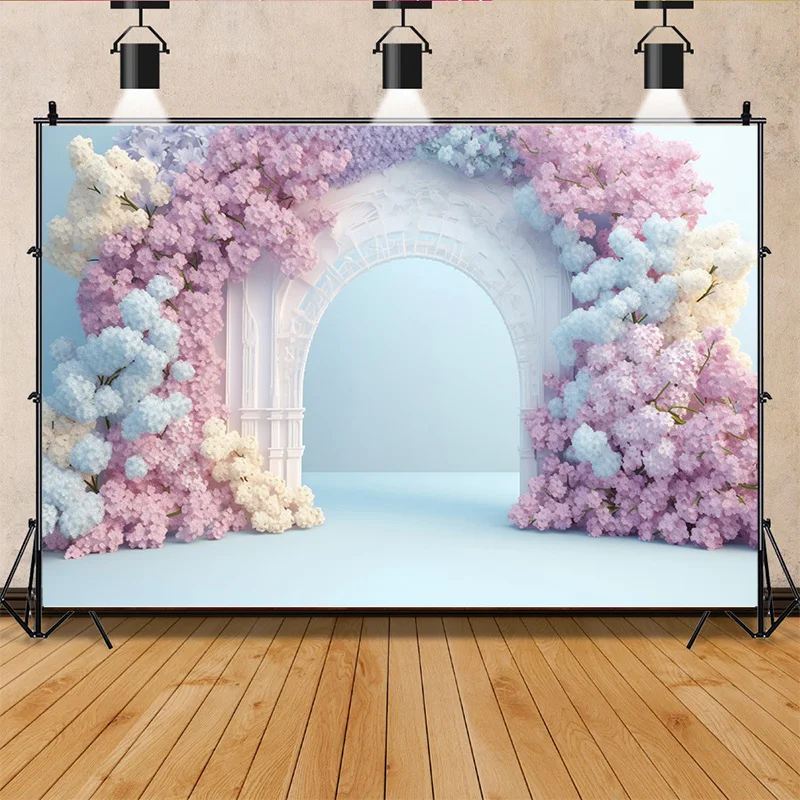 NITREE Happy Birthday Winter Photography Backdrops Wedding Valentine's Day Romantic Love Photo Studio Background RQ-22