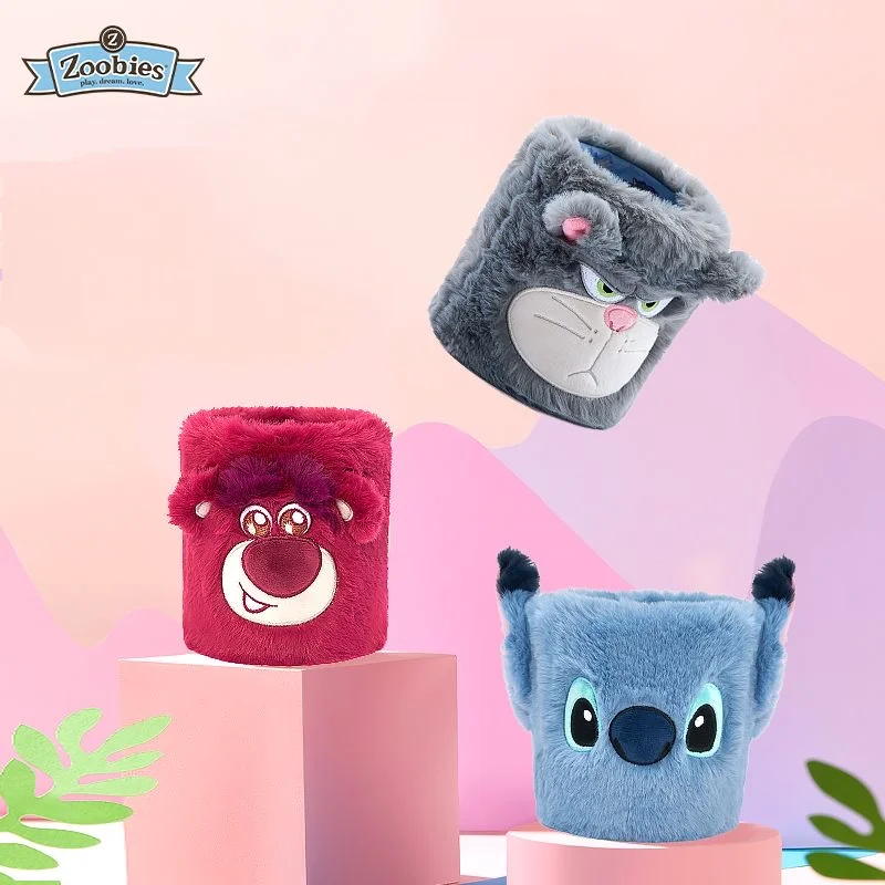 

Disney Stitch Judy Hopps Creative Cartoon Plush Pen Holder Office Student Storage Bucket Cute Desktop Decorations Christmas Gift