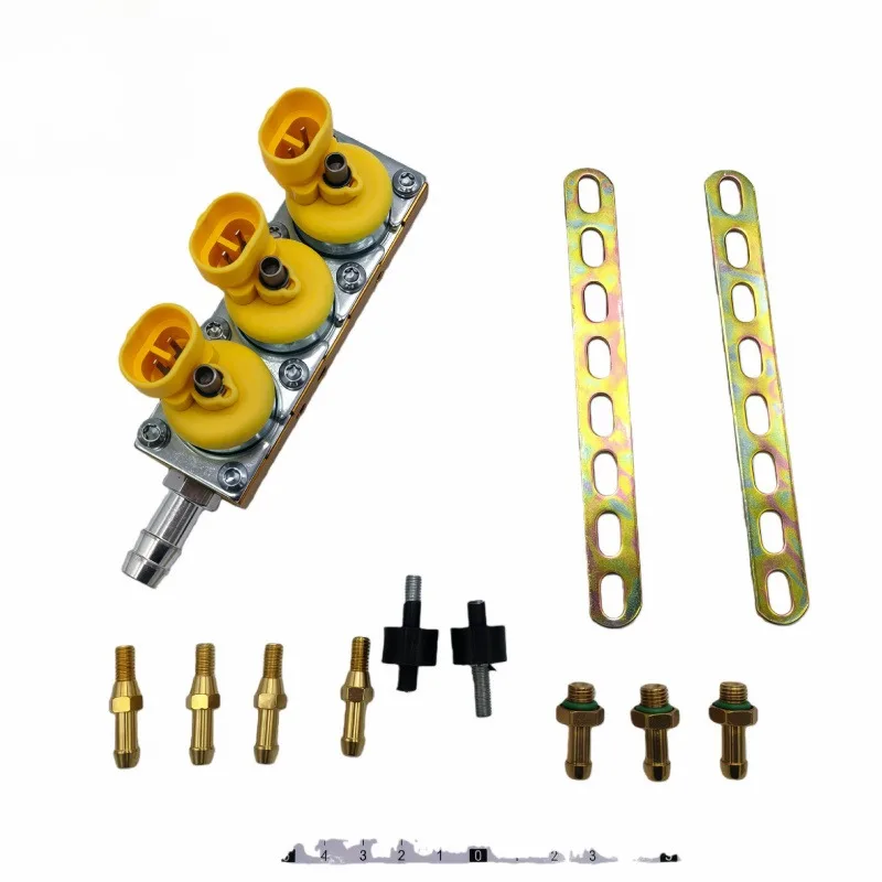 LPG/CNG Automotive Fuel-To-Gas Conversion IG7 Three-Cylinder Rail Suffix For Gas Vehicle Parts