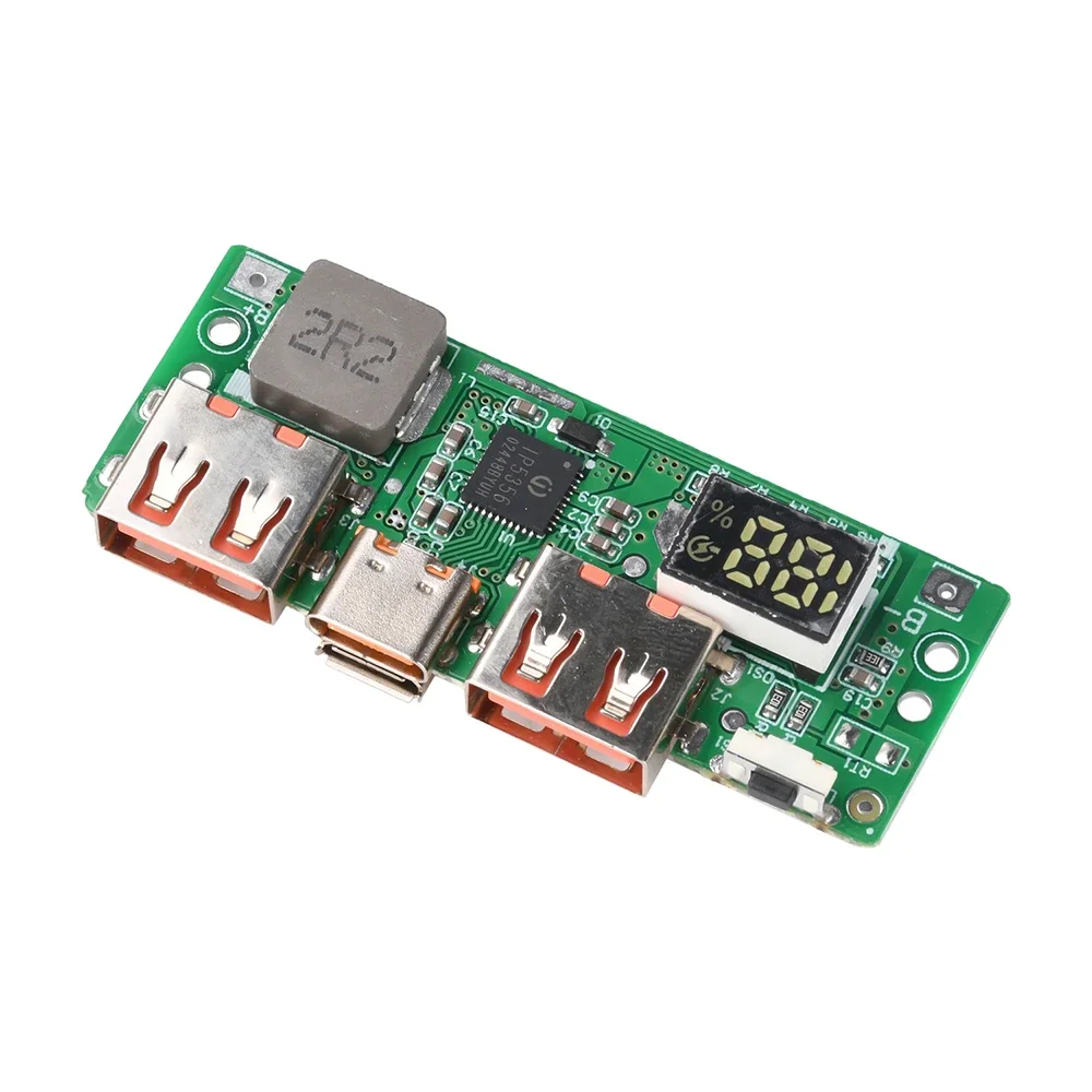 5V3A Li-ion Battery Fast Charging Module Digital IP5356 with TYPE-C Micro USB QC3.0 2.0 PD3.0 PD2.0 AFC FCP Support