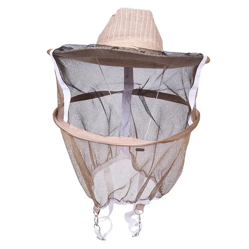 

Bee Hat Outdoor Anti mosquito insect Cover Breathable Beekeepers Hat Face Protector Beekeeper Hats With High Visibility Veil