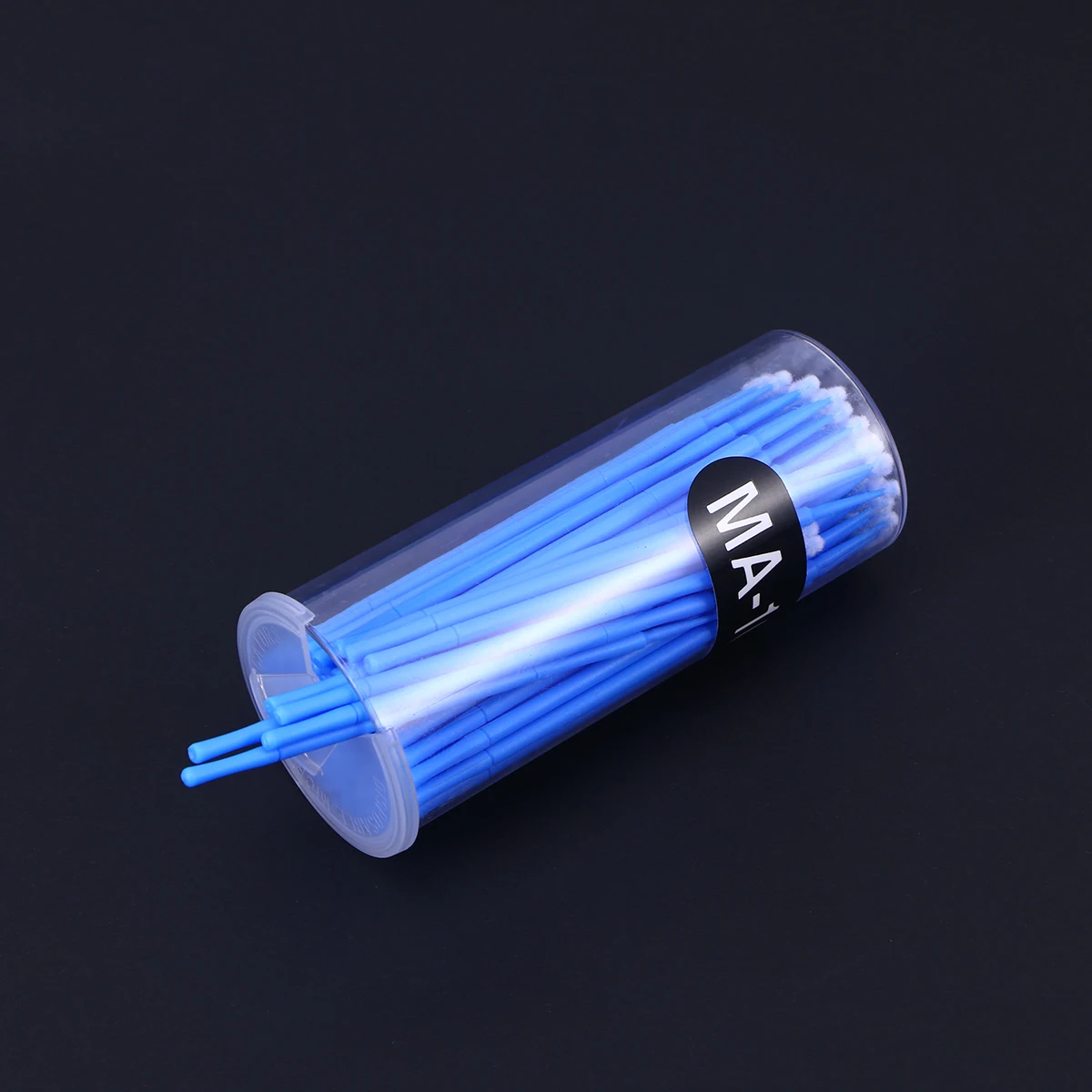 

100pcs Disposable Micro Applicator Eyelash Extension Cotton Swabs Blue 2Mm Brush Makeup Tools Salon Home Use Nail Art Eyelash