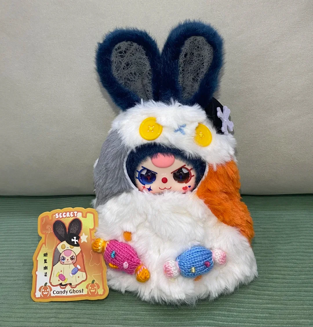 

Новый Baby Three Halloween Castle Adventure Series Виниловая коробочка для лица Lind Модные игрушки Милые куклы Подвески Хэллоуин Детский подарок