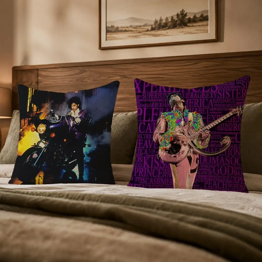 Pop Singer P-PrinceS Cushion Cover Ultra Soft Throw Pillow Cover Skin Friendly for Sofa Bed Home Decor Gift