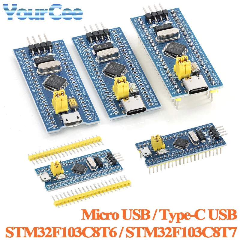 STM32F103C8T6 STM32F103C8T7 Development Board ARM 32-bit MCU Core Development MCU Learning Board Module Micro Type-C USB