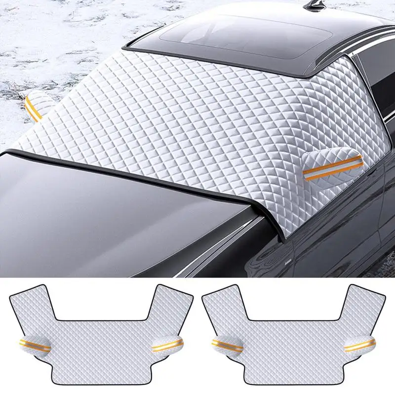 

Car Windshield Sun Shade Vehicle Reflective Windsscreen Cover Magnetic Thickened Automotive Glass Sunshade Keep Interior Cool