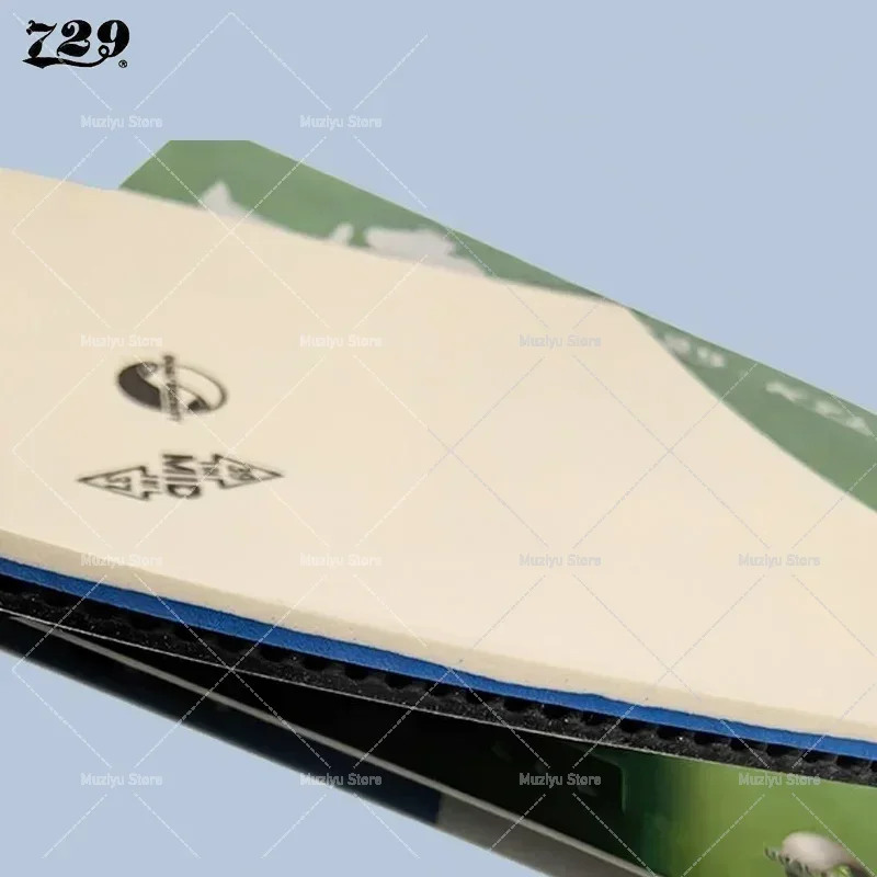 729 Friendship Battle Limitless Table Tennis Rubber Dual Color Dual Adhesive Gradien Sticky Professional Ping Pong Sponger