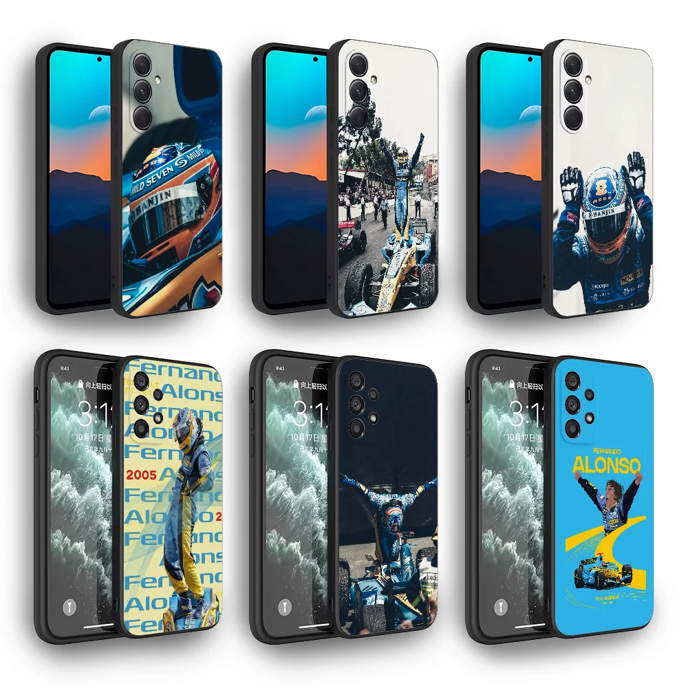 حافظة لهاتف سامسونج جالاكسي S25 S24 S23 S22 S21 PLUS ULTRA من فرناندو F1 R-Racing F-Formula A-Alonso