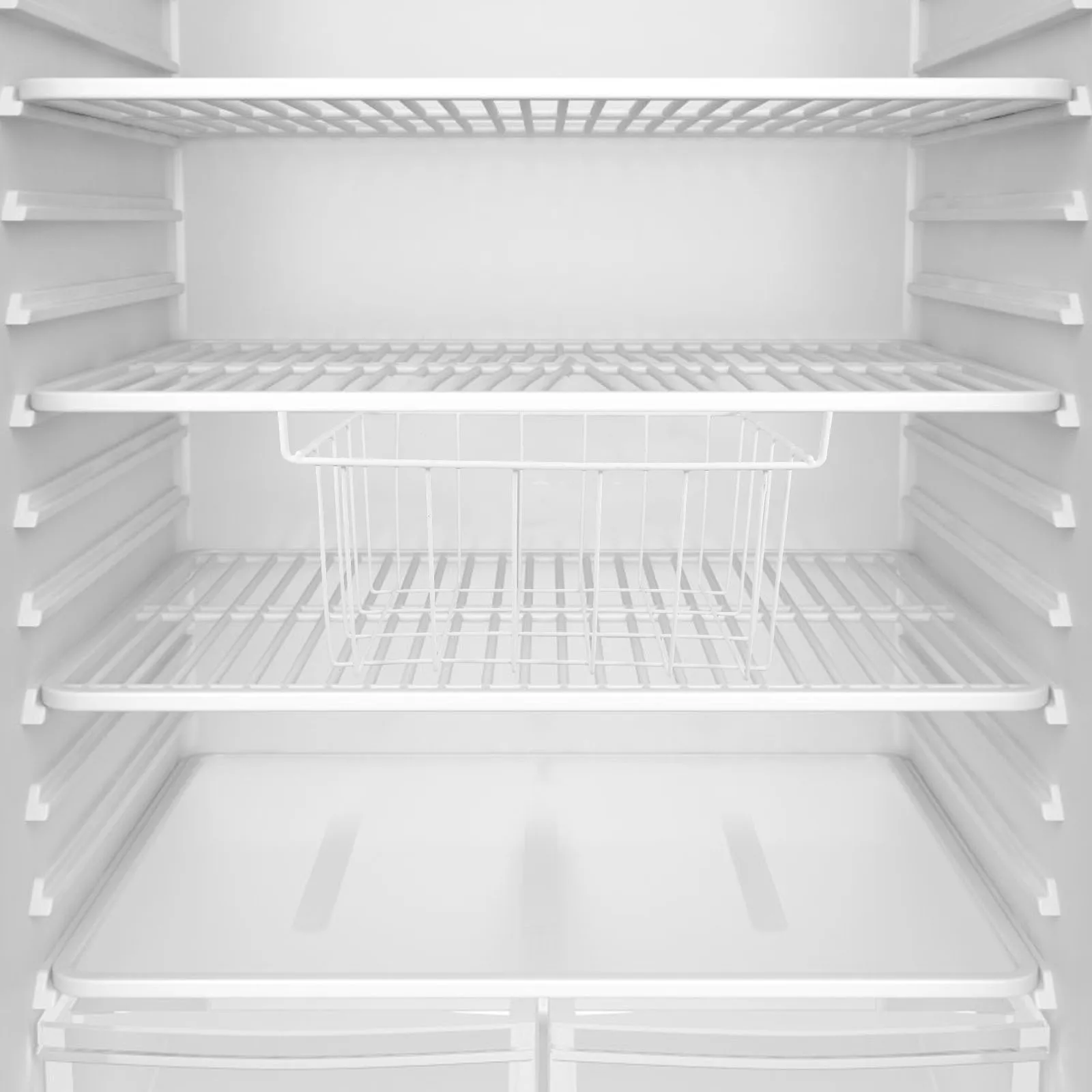 Chest Freezer Basket Wire Rack Organizer with Drainage Holes Space Saving Freezer Container for Kitchen Refrigerator Storage