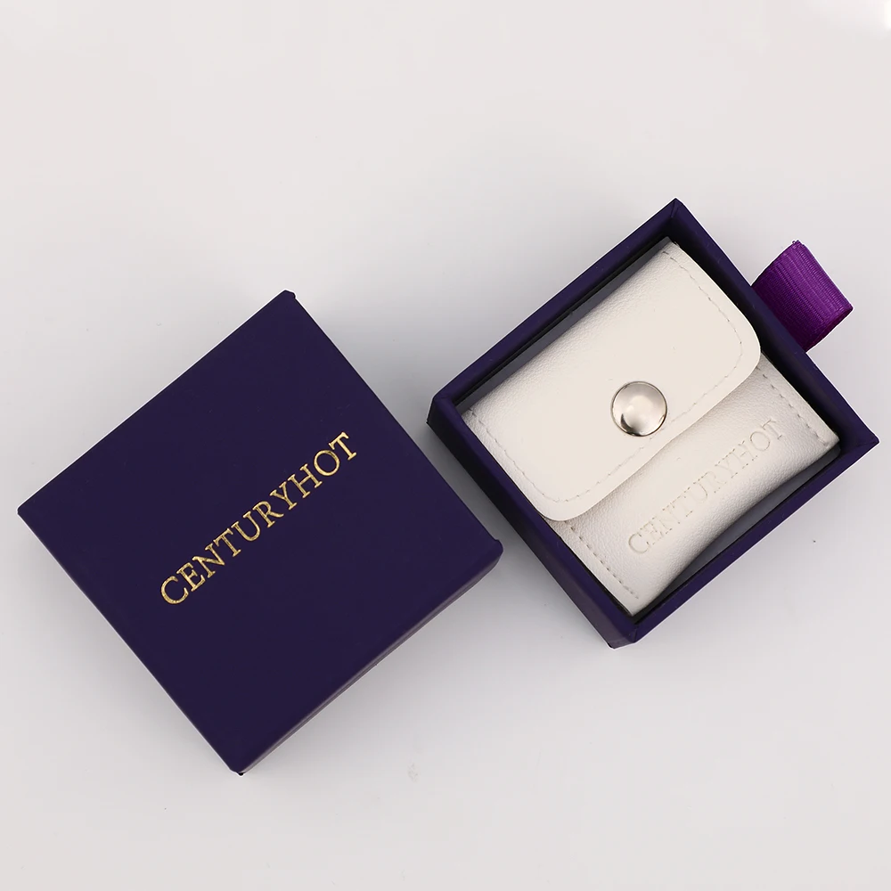 6x6x3.5cm Dark purple color Cardboard Jewelry Box High Quality Krafty Paper Handmade Package Drawer Boxes With Custom Logo
