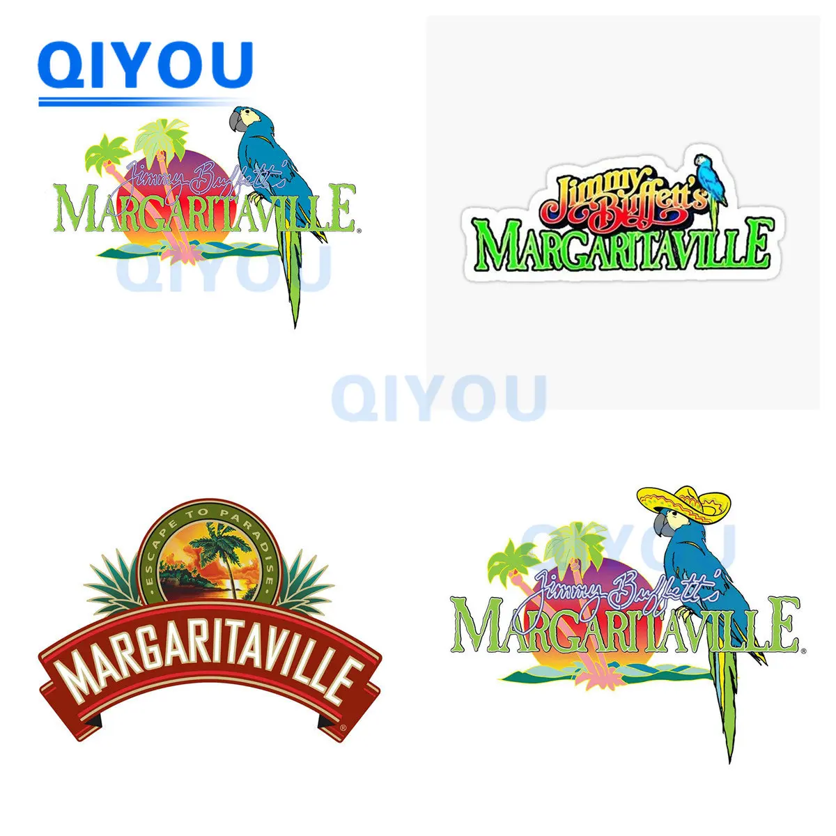 

Creative Decorative MARGARITAVILLE JIMMY BUFFETTS SOMBRERO Car Stickers for In Car Fuel Tank Caps Laptop Reflective PVC Decal