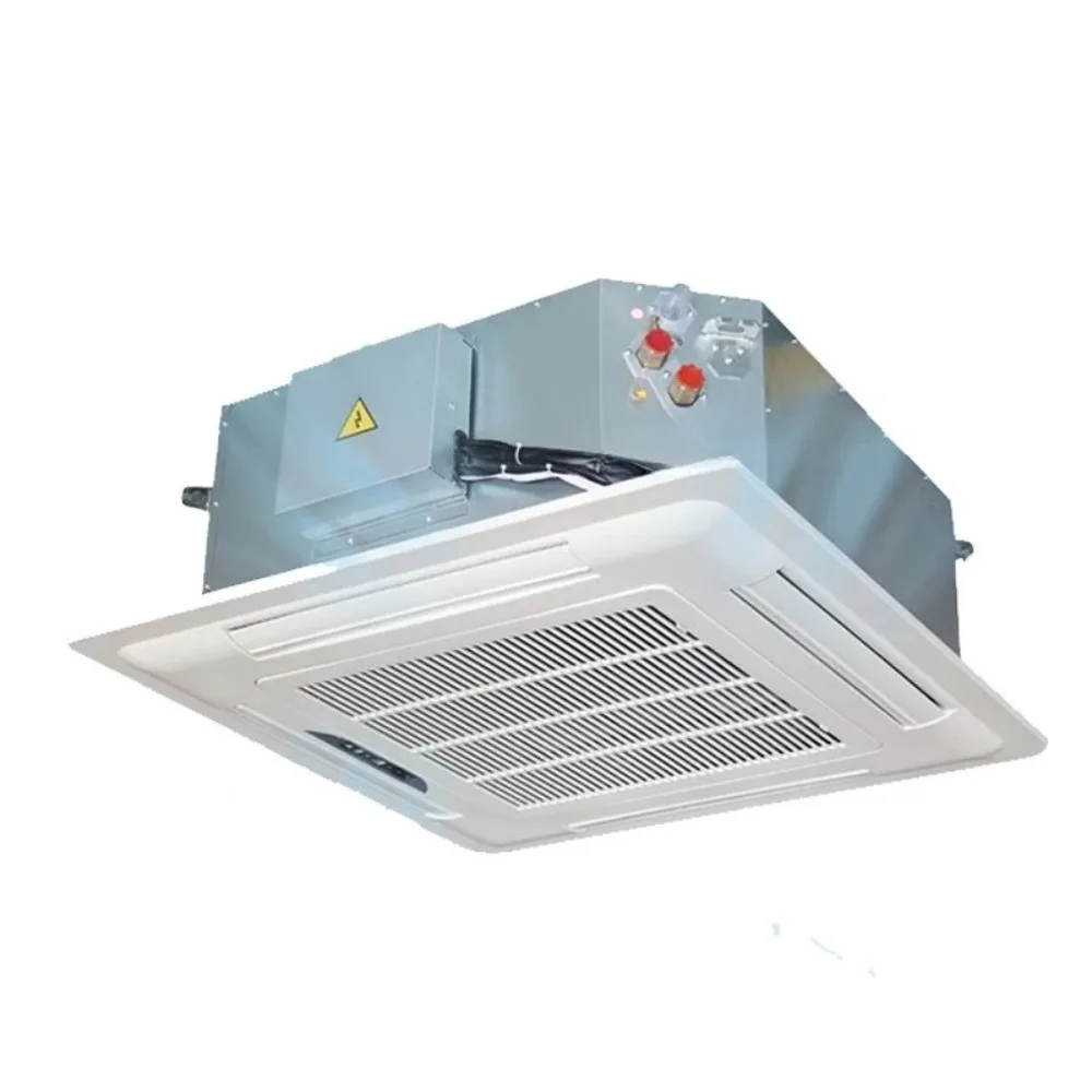Four-sided air outlets embedded in ceiling plumbing fan disc cassette fan coil ceiling machine water-cooled central water