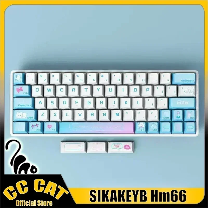 

SIKAKEYB Hm66 Mechanical Keyboards Magnetic Switch Keyboard Wired Keyboards Hot Swap RGB RT Quick Trigger Gaming Keyboards Gfit