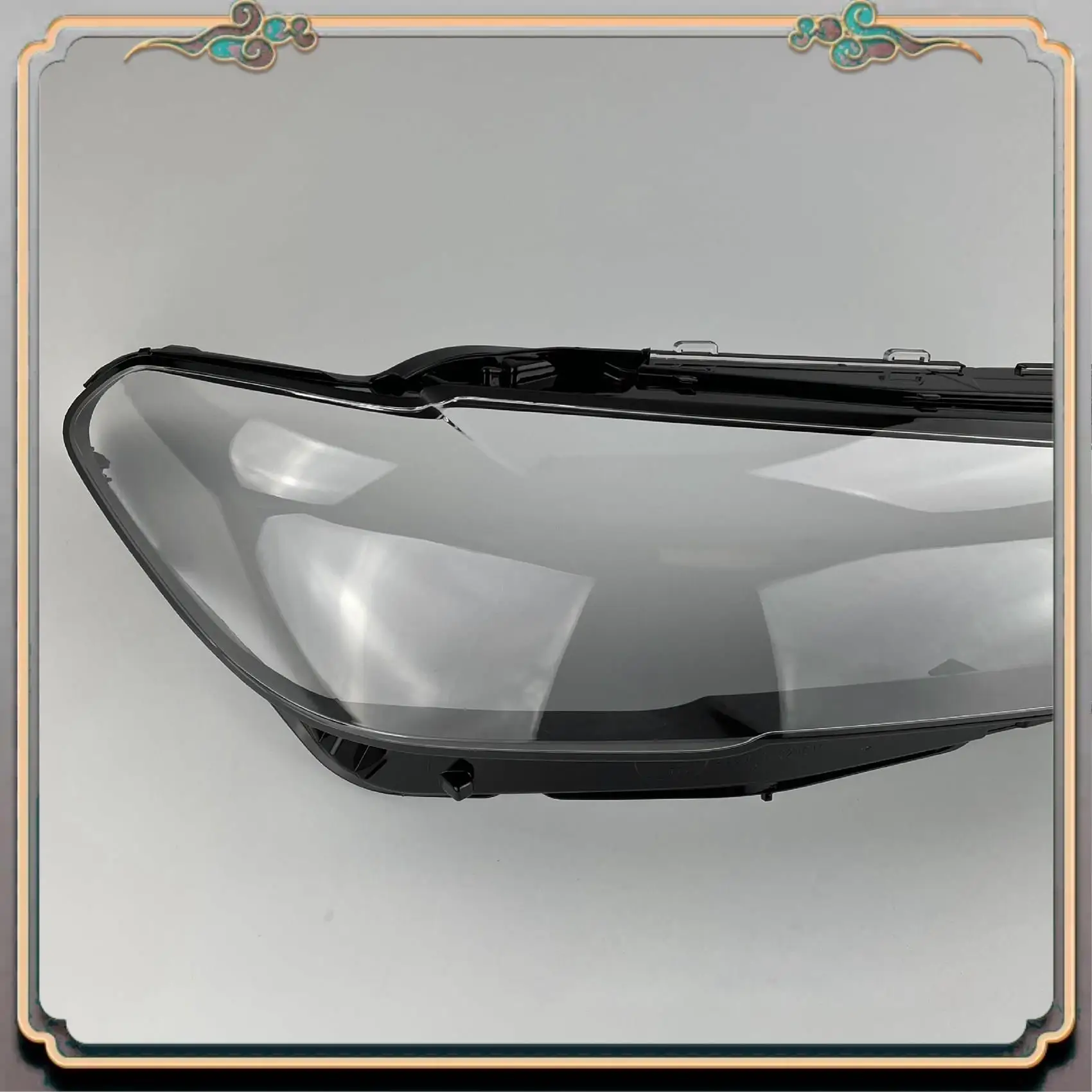 A73Q-For BMW 5 Series G30 G38 2020 2021 المصباح قذيفة غطاء مصباح غطاء للعدسات الشفافة غطاء المصباح