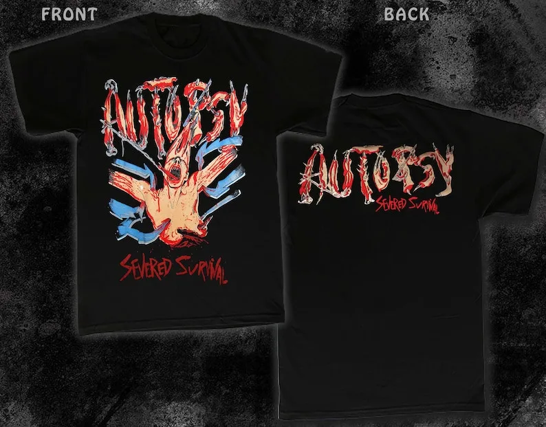 New D T G printed T-shirt -AUTOPSY - Severed Survival