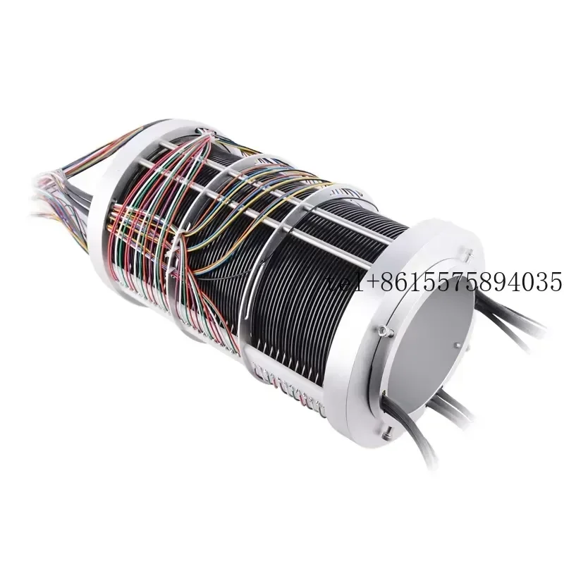 hot Electric slip ring Custom large aperture large current multi-line waterproof Ethernet USB signal slip ring